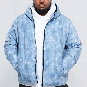 Custom logo <b>Cheap</b> Price New Style High Quality Puffer Jacket Men Winter Quilted <b>Padded</b> Breathable Puffer Jacket for Men - Product Image 2