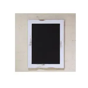 Tableaux noirs décoratifs Tableau à messages effaçables avec ficelle pour panneaux suspendus Tableau noir en bois