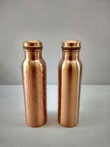 High-Quality Pure <b>Copper</b> <b>Water</b> <b>Bottle</b> - Luxury with Various Health Benefits. - Product Image 5
