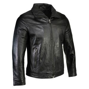 Nuevo diseño Color Hombres Chaqueta de cuero genuino para hombres Chaqueta de cuero de alta calidad personalizada para hombres Chaqueta de cuero al por mayor - Product Image 4