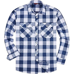 เสื้อเชิ้ตผ้าสักหลาดแบบคลาสสิกพอดีตัวสำหรับผู้ชายเสื้อผ้าสักหลาดแบบมีกระดุมที่ดูเหมาะกับฤดูใบไม้ร่วงและฤดูหนาว - Product Image 1