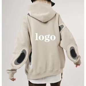 Barato al por mayor 350gsm 100% sudaderas con capucha de algodón personalizado serigrafía de gran tamaño gota hombro peso pesado sudaderas con capucha de lana - Product Image 6