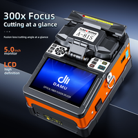Damu yüksek hassasiyetli A-81S optik Fiber füzyon Splicer 6 motorlar hızlı ekleme makinesi çekirdek çekirdek hizalama 5 "TFT ekran 5 yıl