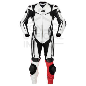 ชุดมอเตอร์ไซด์แข่งมอเตอร์ไซด์หนังสำหรับผู้ชายชุดแข่งมอเตอร์ไซค์ปรับสีได้สไตล์ใหม่สำหรับมืออาชีพ - Product Image 3