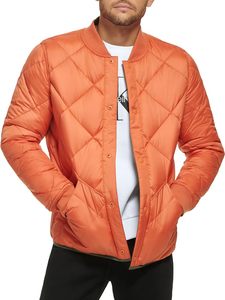 Men's <b>Quilted</b> Jacket Spring Autumn Sportswear Jacket Breathable Zip up Fleece Warm Light Weight Puffer Jackets for Boys - Product Image 4