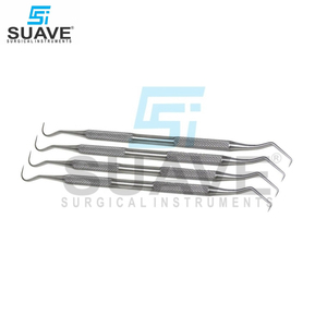 Ensemble de 12 sondes dentaires pour détartreurs Explorer Ensemble d'instruments chirurgicaux Explorer de SUAVE SURGICAL INSTRUMENTS - Product Image 4