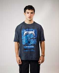 Camiseta de alta calidad para hombre Camisetas de serigrafía para hombre con diseño deportivo de hip-hop informal de gran tamaño 100% algodón - Product Image 3