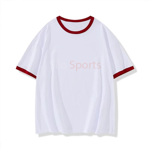 เสื้อแฟชั่นสำหรับผู้ชายเสื้อแนวสตรีทเสื้อ100% ลายสีพื้นดีไซน์ตามสั่งแนวสตรีทงาน OEM 2025 - Product Image 5