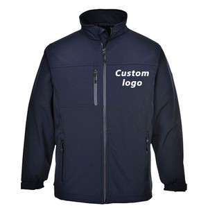 Chaqueta Softshell de alta calidad, chaqueta cortavientos con logotipo personalizado cálido de invierno, chaqueta Softshell impermeable para hombre - Product Image 2