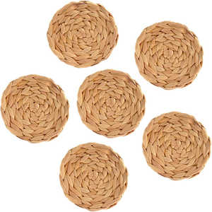 Water hyacith coaster Vaisselle Ustensiles de cuisine Écologiquement et sans danger pour la santé Produits vietnamiens en gros. - Product Image 2