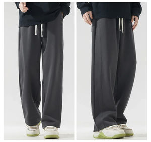 Pantalones deportivos de alta calidad para hombre, pantalones deportivos de lana para correr, pantalones de chándal informales, estampado de apliques para correr, entrenamiento deportivo - Product Image 4