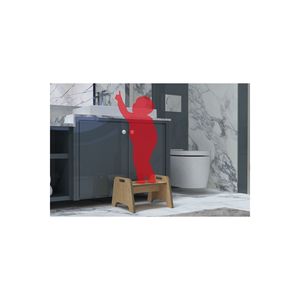 STANDBOX Modern Child Baby <b>Step</b> <b>Stool</b> Height Increaser Wood MDF Construction 2-Year Warranty Toilet Use - Product Image 6