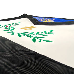 Tablier maçonnique avec motif de broderie personnalisé Tablier ASSR de rite écossais au 4e degré Vente en gros - Product Image 5