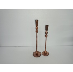 Iron Metal <b>Candle</b> Holder Antique Color Traditional Design Refined Detailing Handmade Heat Resistant <b>for</b> Easter Elegant Interiors - Product Image 3