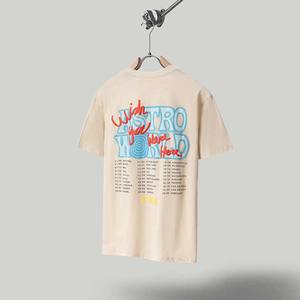 T-shirt à manches courtes oversize 100% coton unisexe à impression numérique personnalisée pour hommes - Product Image 4