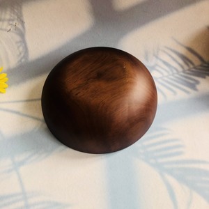 Saladier en bois naturel Ensemble rond Bol à fruits en bois d'acacia pour le service au restaurant, fait à la main du Vietnam - Product Image 3