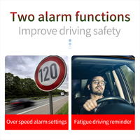 HUD Digital G7 con GPS Integrado, Velocímetro, Alerta de Fatiga al Conducir, Temperatura del Agua, Alarma de Voltaje, Consumo de Combustible