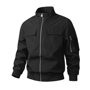 Mens Autumn Warm Windbreaker Jackets Outdoor Fashion Casual <b>Coat</b> Stand Slim Jacket Winter Men Bomber Jacket <b>Coat</b> - Product Image 3