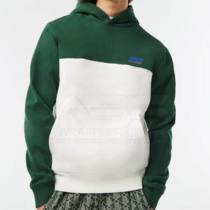 Personnalisable surdimensionné hommes 100% coton hiver pulls à capuche Style de rue solide sweats à capuche contraste de couleur pour les achats en vrac - Product Image 2