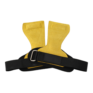 2025ใหม่ OEM ด้ามจับสำหรับยกน้ำหนักหนังป้องกันฝ่ามือหนังป้องกันลื่นถุงมือเล่นยิมบุนวม - Product Image 2