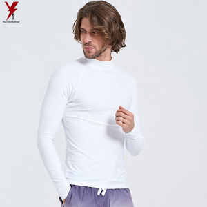 OEM ODM pelindung ruam pria sublimasi dicetak kaus pelindung ruam menyelam berselancar di Gym Bjj - Product Image 3