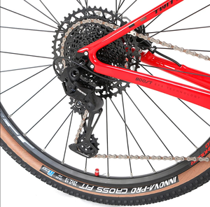 Bicicleta de Montaña Warrior-Pro de Fibra de Carbono de 27.5*15 Pulgadas, con Frenos de Disco, 12 Velocidades, Suspensión de Aire, Unisex, Color Negro, Alta Calidad - Product Image 1