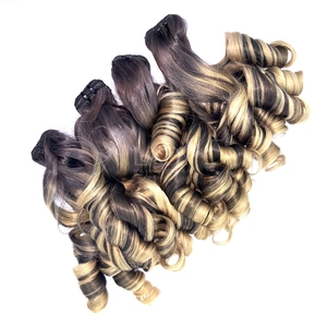 Prix de gros Extensions de cheveux humains vietnamiens rebondissants de haute qualité à couleur personnalisée - Product Image 3