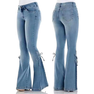 2025 Casual High <b>Waist</b> Multi Pockets Trousers Wide Leg Pant Denim <b>Women</b> <b>Jeans</b> Baggy <b>Jeans</b> Cargo Pants <b>Jeans</b> <b>Women</b> Pants - Product Image 2