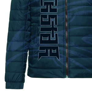 Chaqueta de Invierno Acolchada Personalizada 2026 al por Mayor para Hombre, Estilo Urbano, Relleno de Poliéster, Tallas Grandes, Cálida, con Cuello Alto - Product Image 2