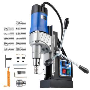 Taladro Magnético Portátil de 1550W, 11 Brocas, Diámetro de Perforación de 2 Pulgadas, Velocidad Variable de 0-580 RPM, Dirección Reversible, Industrial - Product Image 1