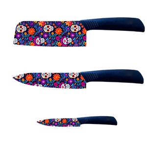 Cuchillo de Chef de Cerámica de Alta Calidad, Juego de 3 Cuchillos de Cocina con Mango de Plástico Resistente, para Acampar al Aire Libre, Gran Venta - Product Image 1