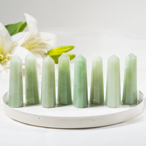 Obélisques/Points de tour en Aventurine Verte de 1 kg, polis à la main, dernières nouveautés, très demandés, cristaux naturels de guérison pour la décoration et la méditation - Product Image 2