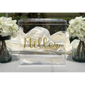 Clear Acrylic Cards Storage Boxes <b>Marvelous</b> Designer Acrylic New Arrival Handmade Cards Storage Boxes by Luxury Home Collection - Product Image 1