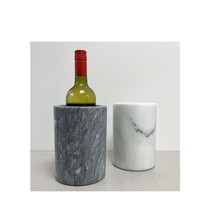 Enfriador de vino de mármol blanco y negro con Morter y mortero Nuevo diseño Pulido Mejor enfriador de vino de decoración de alta calidad - Product Image 2