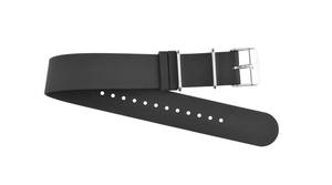 Bracelet de montre unisexe professionnel en silicone noir Zul 18-22 mm, souple, léger, résistant à l'eau, respirant, pour montres sportives en acier inoxydable - Product Image 3