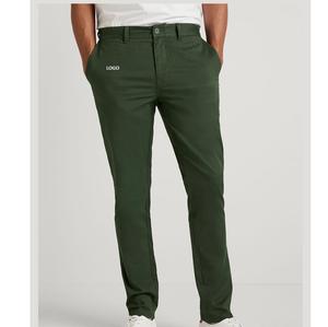 Pantalones chinos de vestir de Color granate personalizados de calidad superior para hombre, Pantalones chinos de algodón 100%, ropa de calle, pantalones de uso de oficina - Product Image 6