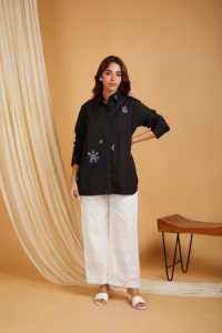 Nouveau concepteur de vêtements personnalisés de haute qualité, robe décontractée à manches longues pour femmes à la fabrication en gros - Product Image 4