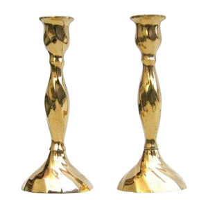 Excellent Design Wedding Parties <b>Dinner</b> Table Decor <b>Candle</b> Stick Holder Stand With Golden Holder White Marble <b>Candle</b> - Product Image 1