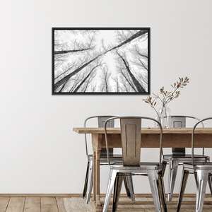 Art mural sur toile moderne : design imprimé élégant pour la décoration de la maison, TOILE ENCADRÉE NOIRE - Product Image 1