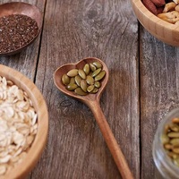 Cuillère à soupe en bambou de qualité supérieure, écologique, classique, en forme de cœur, VINACRAFT, ensemble d'ustensiles de cuisine adorables