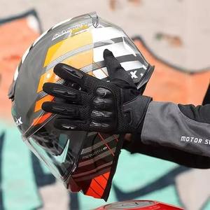 Guantes de moto personalizados para hombre y mujer equipo de ciclismo de carreras de motos de gama baja con logotipo/diseño personalizado - Product Image 4
