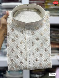 Dernière tenue de créateur Pyjama Kurta en rayonne de qualité supérieure avec broderie et paillettes Fonctionne Fournisseur incroyable de couleurs d'Inde - Product Image 4