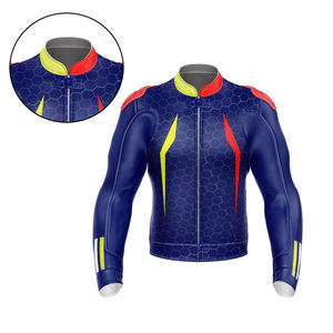 Chaqueta de Motociclista de Cuero con Cuello Alto, Diseño Único para Hombre y Mujer, Impermeable, Transpirable, Cortavientos, Talla Grande, para Invierno - Product Image 3