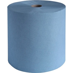 PROFIX Durex Plus Rouleau de chiffons de nettoyage 3 plis environ 360 mm Bleu 3 plis perforé - Lot de 2 - Product Image 1