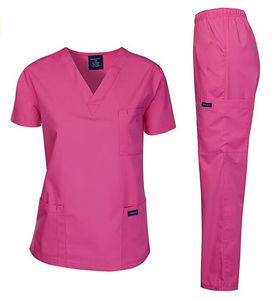 Venta caliente Hospital Uniformes Tops + Pantalones Trajes Pet Clinic Enfermería Scrubs Mujeres Uniforme de manga corta Scrubs Uniformes Conjuntos al por mayor - Product Image 5