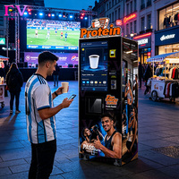 Distributeur automatique de protéines en poudre à écran tactile avec SDK, options de paiement multiples pour une utilisation en libre-service 24h/24 dans les salles de sport