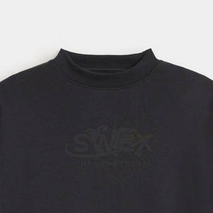 Trendy Fashion Basics Men Mock Neck Sudadera Impresión personalizada Manga larga Basics Men Mock Neck Sudadera - Product Image 2