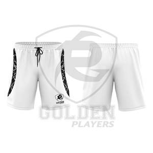 กางเกงขาสั้นเล่นบาสเก็ตบอลสำหรับผู้ชายกางเกงขาสั้นผ้าโพลีเอสเตอร์พิมพ์ลายแบบเรียบสำหรับผู้ชาย - Product Image 2