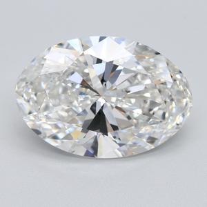 Igi ได้รับการรับรอง3.56 CT ในห้องปฏิบัติการที่ปลูกเพชรทรงรีตัด VS1ความชัดเจน F COLOUR เครื่องประดับสีขาวเป็นมิตรกับสิ่งแวดล้อมที่ยอดเยี่ยมทำให้สีแหวนของเธอ - Product Image 1