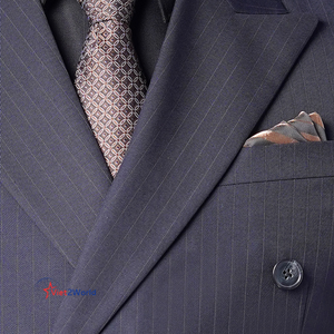 Gran oferta, de estilo clásico traje de hombre ajustado a medida, traje de negocios de un solo pecho hecho a mano de Vietnam - Product Image 2